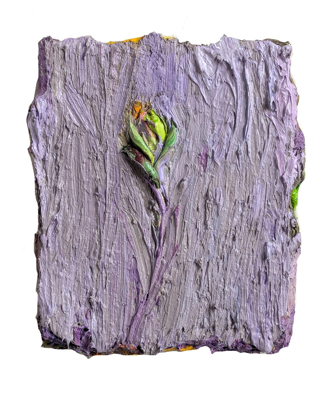 anne-manoli-stratas-bloom-peinture2025-huile-cire-sur-toile-30cmx26cm